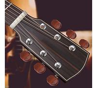 YUYTE Clavija Guitarra Cabeza Afinadores de Bloqueo 3L3R para Guitarras Eléctricas Acústicas - Clavijeros, Afinación Rápida y Precisa, Acabado Dorado - Hardware de Montaje Completo Incluido (SILVER)