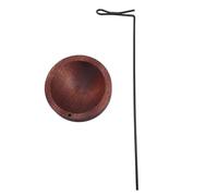 YUYTE Color de Color de Arte de Uñas Pantalla de Pantalla Base Colgante con Acero Inoxidable de Madera Sólida para Salón para la Tienda de Salones Catada de Soporte para el Soporte de (Color de