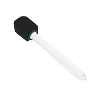 YUYTE Conjunto de Cepillo de Limpieza de Tazón de Inodoro de Piedra de Poma de 10 Piezas, Limpiador de Baño Multifuncional con Manija Larga para Lavamanos, Azulejos y Bañeras (BLACK)