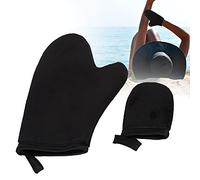 YUYTE Crema Bronceador para Guante de Bronceado Suave, Guante Autobronceador, Herramienta de Aplicación de Loción, Diseño Reutilizable de Doble Cara para una Aplicación Uniforme (BLACK)