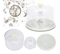 YUYTE Cubierta antipolvo para relojes, cubierta antipolvo para movimiento de reloj, bandeja antipolvo para reloj, caja de almacenamiento para reloj, funda de almacenamiento para herramientas de