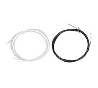 YUYTE Cuertas de Nylon de Ukelele Cuertas de Reemplazo de Ukelele Cord de Ukulele Nylon 2 Sets White & Black 27 Pulgadas con Fine Working Mankship For Soprano Concert Tenor Ukulele