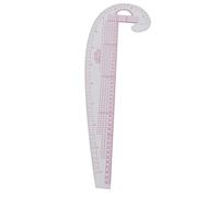 YUYTE Curva Costura Francesa 58cm 6501 Regla Curva de Alta Precisión para Diseño de Patrones de Costura - Plástico Transparente y Flexible, Ideal para Diseñadores y Sastres