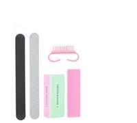 YUYTE de Uñas Pulidora 6 Piezas Herramienta de Manicura Profesional Limas de Uñas Pulidores Pedicura Kit de Arte de - Juego de Limas de para Uso Doméstico y Salón, Incluye Cepillo y Pulidores de