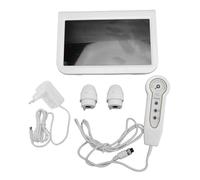 YUYTE Detector de Piel y Cuero Cabelludo de 10,2 Pulgadas con Lente 50X/200X, Analizador de Folículos Pilosos Recargable para Uñas, Cabello, Piel, Puntos Negros y Barba (Enchufe de la UE)