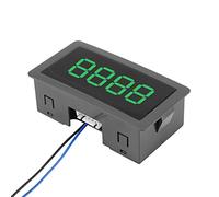 YUYTE Digitales Contador de DC Contador de Pantalla Digital LED - Medidor de 4 Dígitos 0-9999 Más/menos con Luz LED Brillante para Equipos de Automatización y Prueba (GREEN)