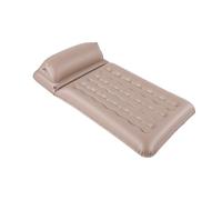 YUYTE Estera Flotante Inflable para Piscina, Balsa Flotante de Ondas, 78,7x35,4x7,9 Pulgadas, Colchón de Aire Ligero para Acampar con Bordes Elevados de PVC Flocado para Descansar en