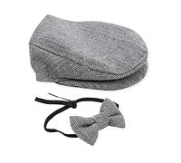 YUYTE Fotografía para Bebés Recién Nacido Accesorios de Fotografía Infantil Captura Plana Gatleman (Capitán de béisbol de Caballero + Pajarita)