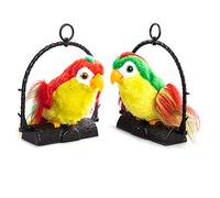 YUYTE Hablando, El Hablar Electrónico Repite lo Que Dices, Juguete de Peluche, Juguete de Peluche Electrónico, Regalo de Cumpleaños para Niños (Green)