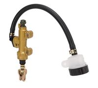 YUYTE Kit de Cilindro Maestro de Freno Trasero de Alto Rendimiento con Depósito para Motocicletas ATV Durable Fácil de Instalar (taza de aceite redonda)