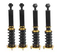 YUYTE Kit de Descenso de Suspensión Coilover de 4 Piezas para Amortiguador de Rendimiento 1986 1992 para Descenso y Manejo Mejorado