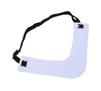 YUYTE Kit de Plantillas para Dar Forma a la Barba, Guía para el Escote de la Barba de 3 Piezas con Banda Elástica Ajustable para Hombres, Kit de Plantillas para un Cuidado de (WHITE)