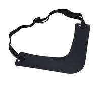 YUYTE Kit de Plantillas para Dar Forma a la Barba, Guía para el Escote de la Barba de 3 Piezas con Banda Elástica Ajustable para Hombres, Kit de Plantillas para un Cuidado de (BLACK)