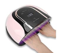 YUYTE Lampara de Uñas, Secador de Uñas Lámpara LED UV, 160w 54 Cuentas de Lámpara Máquina Secado Uñas Manicura Luz Curado Gel Uñas Secado Rápido Luz para Manicura Pedicure Hogar y el Salón