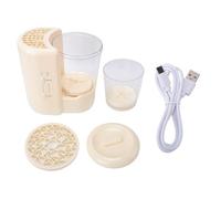 YUYTE Limpiador de Brochas de Maquillaje Eléctrico 2 en 1, Mini Lavadora de Ropa Interior con USB Recargable y Motor de 7000 RPM, para Artículos Delicados y Brochas de Maquillaje