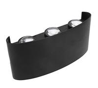 YUYTE Luz de Pared LED de 6W con Carcasa de Aluminio, Iluminación de Calentamiento y Descendente, Diseño para Decoración del Hogar, Clasificación IP65