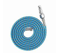 YUYTE Manguera de Aerógrafo Trenzada, Manguera de Aire Flexible de Nailon con Adaptador de 1/8 pulg. 1/4 pulg. para Pistola Rociadora de Aerógrafo y Compresor de Aire