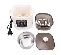 YUYTE Mini Cocedor de Huevos Eléctrico con Panel Táctil Inteligente, Apagado Automático, Hierve de 4 a 6 Huevos Suaves, Medio Duros, Cocina Al Albóndigas de Verduras, Ajustes