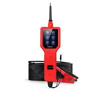 YUYTE P100 Pro Probador de Circuitos para Automóvil con Multímetro y Fuente de Alimentación de 0-5 V, Admite Sistemas de 12 V/24, Diagnóstico en Varios Idiomas (rojo)