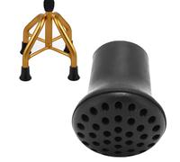 YUYTE Paquete de 10 Puntas de Bastón de Goma Resistentes de 7/8 Pulgadas - Extremos de Repuesto Antideslizantes para Bastones, Bastones y Muletas - Férulas de Muleta Duraderas para