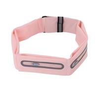 YUYTE Paquete de Cinturón de Carrera Delgado, Paquete de Cintura de Ejercicios Portátil para Hacer Ejercicio, Senderismo, Ciclismo y Entrenamiento con Tiras Reflectantes (Pink)