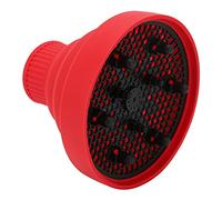 YUYTE para Cabello Rizado Difusor de Secador de Pelo Plegable Universal - Difusor de Secador de Pelo Plegable de Viaje Portátil para Rizos (rojo)