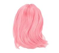 YUYTE Peluca Afro Mujer Anya Short Bob - Peluca Corta y Recta con Flequillo para Estudiantes, Fácil de Usar y Versátil para Fiestas Atuendos Informales