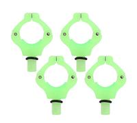 YUYTE Pesca Soporte de Varilla Magnética Cabeza de Soporte Magnético 4 Piezas ABS ABS Magnet Carpa Rosta con Sujeción Segura para Accesorios de Pesca en Kayak (Green)