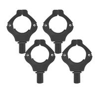 YUYTE Pesca Soporte de Varilla Magnética Cabeza de Soporte Magnético 4 Piezas ABS ABS Magnet Carpa Rosta con Sujeción Segura para Accesorios de Pesca en Kayak (Black)