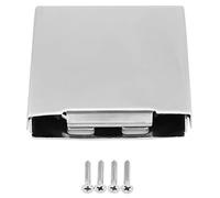 YUYTE Portavasos de Acero Inoxidable, Abrazadera Ajustable de Grado Marino 304 con Almohadilla Antideslizante, para Barco, Camión, RV, Yate Marino