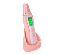 YUYTE Probador Facial del Aceite del Agua de Humedad 0~99.9% con Digitaces LCD, Analizador del Sensor de Piel de Precisión de Exhibición para Condición de Piel del Detectar(Rosa)
