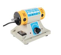 YUYTE Pulidora Eléctrica de 350 W, Tamaño Pequeño con Husillos Cónicos, Rodamientos de Bolas Prelubricados, Motor a Prueba de Polvo para Pulir y Pulir Madera, Joyas, Equipos
