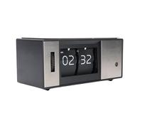 YUYTE Reloj de Escritorio Mecánico Retro Abatible con Luz LED Vintage,