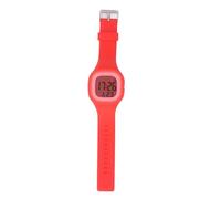 YUYTE Reloj deportivo digital para niños, resistente a los golpes, a prueba de caídas, retroiluminación LED de 7 colores, calendario, alarma, cronómetro, correa ajustable para uso diario, rojo, Correa