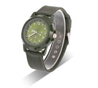 YUYTE Reloj Militar del Ejército para Hombres - Relojes de Pulsera Analógicos con Indicador de Fecha y Campo Táctico - Minimalista Verde