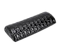 YUYTE Reposabrazos de Cuero PU con Forma de Corazón para Manicura, Soporte de Mano, Cojín para Reposabrazos, para Uñas con Núcleo Suave y Transpirable para Uso Domést (BLACK)