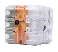 YUYTE Rompecabezas de Laberinto 3D, Juguete de Rompecabezas de Laberinto de Bola Rodante de Doble Trayectoria para Conciencia Espacial y Resolución de Problemas, con Material Plástico