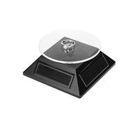 YUYTE Soporte de exhibición de la joyería, 360 grados rotatorio de la placa giratoria escaparate solar, para reloj y organizador de telefonos(01)