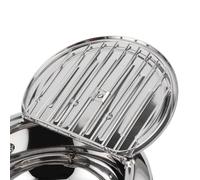 YUYTE Tempura para Freir Olla Japonesa de Acero Inoxidable, Compatible con Cocinas de Inducción, Estufas de Gas y Cocinas Eléctricas (Tamaño S 20 cm/7,9 pulgadas)