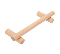 YUYTE Toallero de Madera de Haya, Estante de Baño de Madera Maciza con Opciones de Montaje Adhesivo o con Tornillos, Soporte Montado en la Pared para Baño, Inodoro, Cocina, 11,81