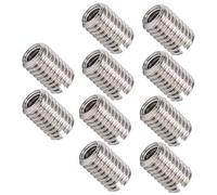 YUYTE Tuerca de Reparación de Roscas, 10 Piezas Accesorio de Sujeción de Acero Inoxidable para Reparación de Roscas M5 X 0,8 Mm M8 X 1,25 Mm, con 12 de Longitud para Electrónica
