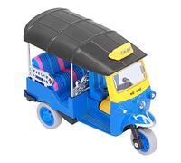 YUYTE Tuk Juguete Pull Back Thai Triciclo Simulación Coche de Aleación Modelo de Juguete para Niños de 3 Años y (Blue)