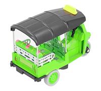 YUYTE Tuk Juguete Pull Back Thai Triciclo Simulación Coche de Aleación Modelo de Juguete para Niños de 3 Años y (Green)