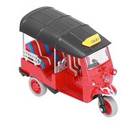 YUYTE Tuk Juguete Pull Back Thai Triciclo Simulación Coche de Aleación Modelo de Juguete para Niños de 3 Años y (Rojo)
