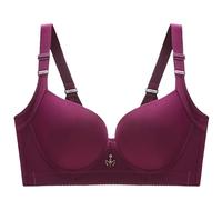 YUYUCH Sujetador Push up con Relleno para Mujer Sujetador sin Costuras suavizante para la Espalda Camiseta elástica con Aros Sujetador de inmersión