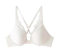 YUYUCH Sujetadores levantadores con Cierre Frontal para Mujer Push up Racerback Underwire Sujetador de Copa sin Costuras de Encaje sin Forro