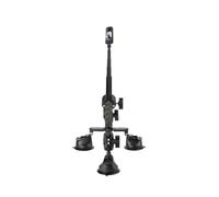 YUYUEMI Soporte de succión para Insta360 ONE RS/X2/R/X/X3/X4/X5 con extensión de 45-200 cm para selfie stick trípode de coche con ventosa para cámara de acción DJI