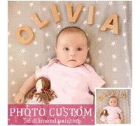 YUYUGO Diamond Painting Personalizado,5D Pintura Diamante Embroidery Art,Hacer Su Propio Arte De Diamante Kits,Foto Cuadro Diamante Personalizada,Personalizado Imagen de Arte de Diamante
