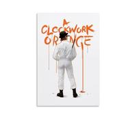 YUYUMEGDE A Clockwork Orange Movie Poster Pintura Decorativa Lienzo Arte de Pared Salón Póster Dormitorio Pintura, Arte de Pared Impresión de Imagen Moderna Decoración de Habitación Familiar 30 x 45