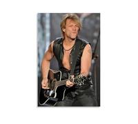 YUYUMEGDE Bon Jovi Póster Pintura Decorativa Lienzo Arte de Pared Salón Póster Dormitorio Pintura, Arte de Pared Impresión de Imagen Moderna Decoración para Habitación Familiar, 08 x 12 Pulgadas (20 x